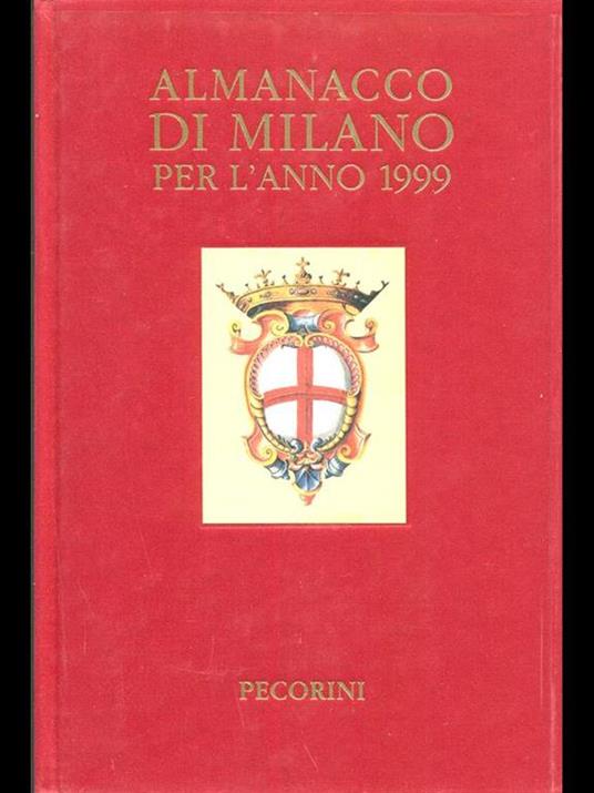 Almanacco di Milano per l'anno 1999 - copertina