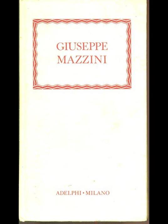 Giuseppe Mazzini - copertina