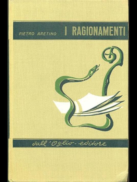 I ragionamenti - Pietro Aretino - copertina