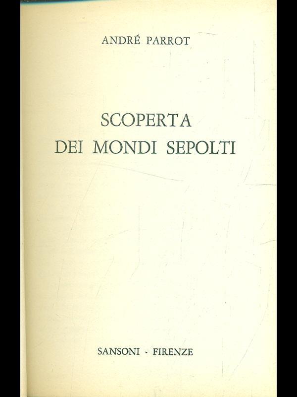 Scoperta dei mondi sepolti