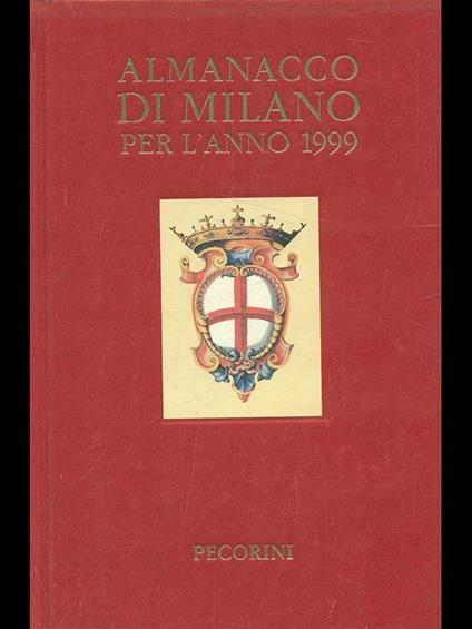 Almanacco di Milano per l'anno 1999 - copertina