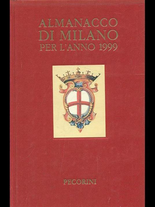 Almanacco di Milano per l'anno 1999 - copertina
