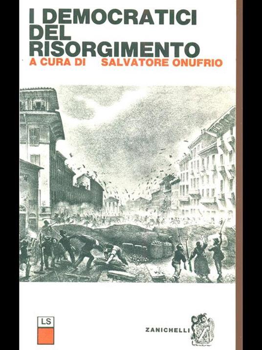 I democratici del Risorgimento - Salvatore Onufrio - copertina