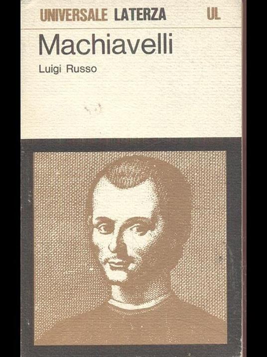 Macchiavelli - Luigi Russo - copertina