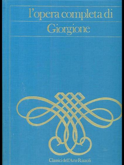 L' opera completa di Giorgione - copertina