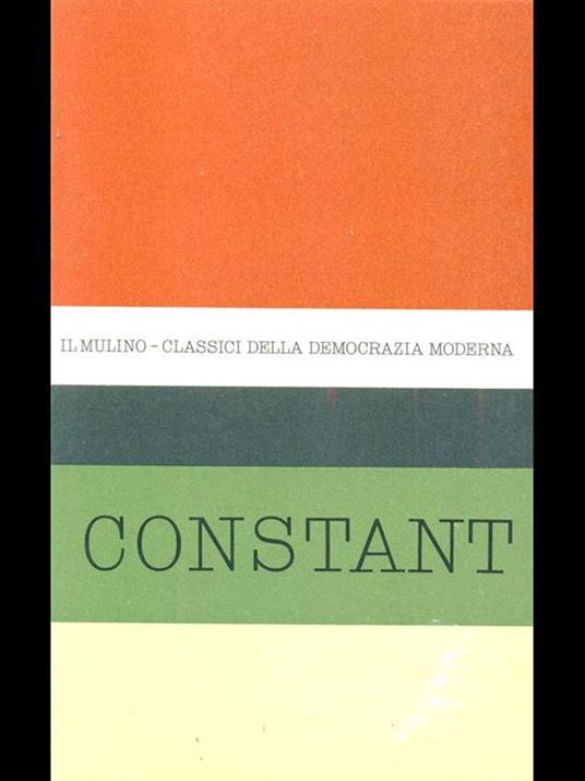 Opere - Benjamin Constant - copertina