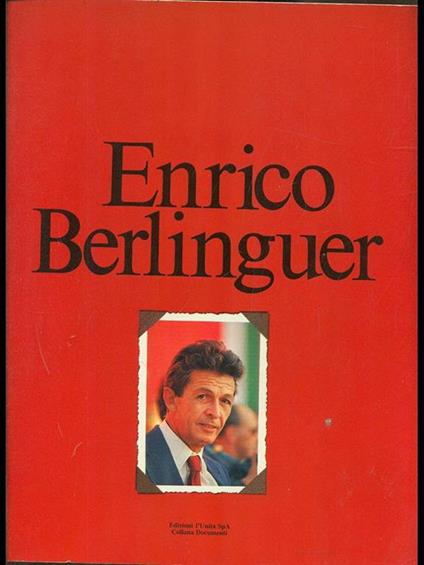 Enrico Berlinguer - copertina