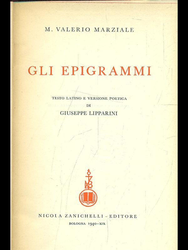 Gli epigrammi