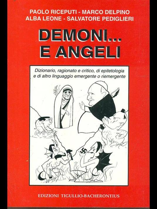 Demoni. E angeli - copertina