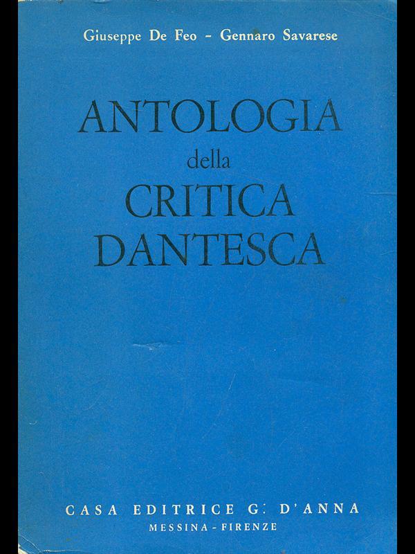 Antologia della critica dantesca
