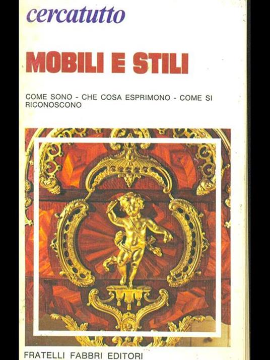 Mobili e stili - copertina