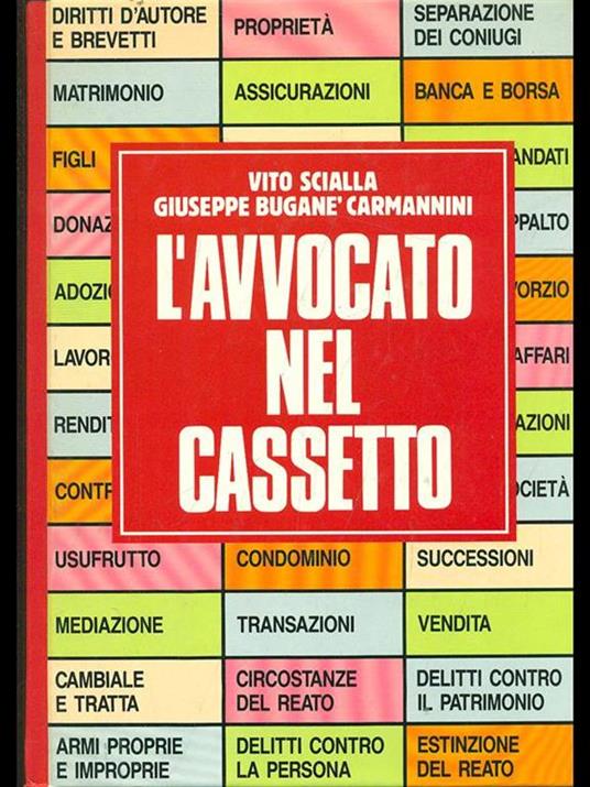L' avvocato nel cassetto - Vito Scialla - copertina