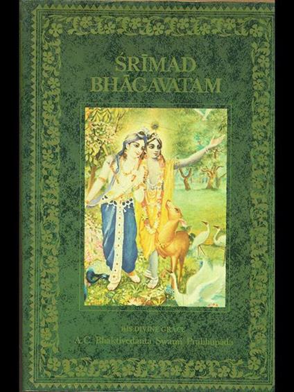 Srimad Bahagavatam Canto Primo parte prima - A. C. Bhaktivedanta Swami Prabhupada - copertina