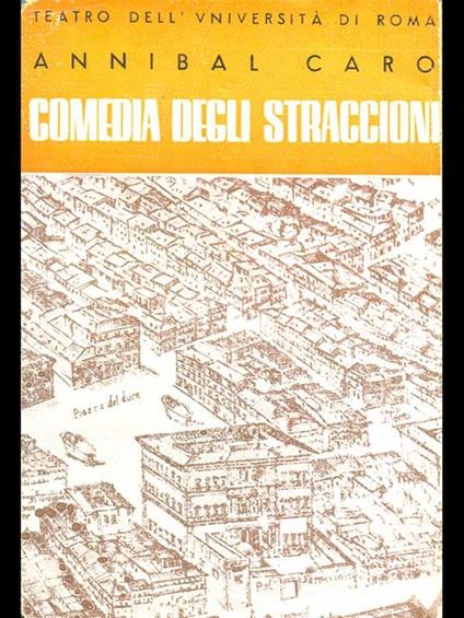 Comedia degli straccioni - Annibal Caro - copertina