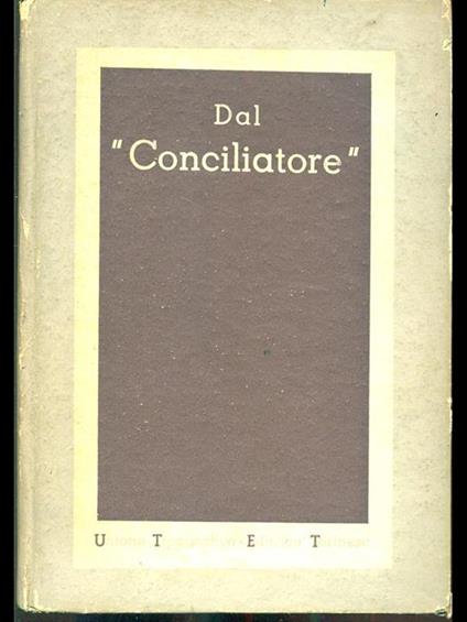 Dal Conciliatore - Pier Angelo Menzio - copertina