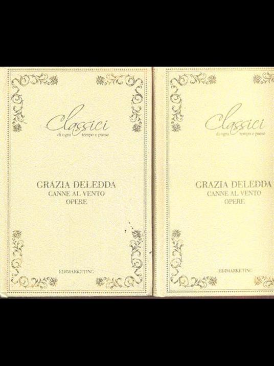 Canne al vento - Grazia Deledda - copertina