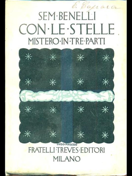 Con le stelle - Sem Benelli - copertina
