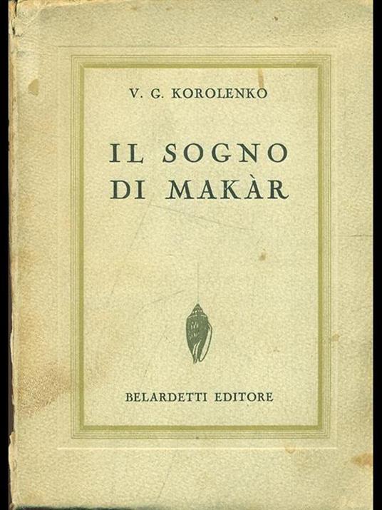 Il sogno di Makar - Vladimir Korolenko - copertina