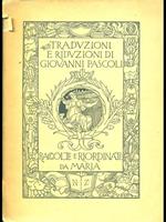Traduzioni e riduzioni di Giovanni Pascoli