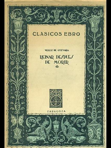 Reinar despues de morir - copertina