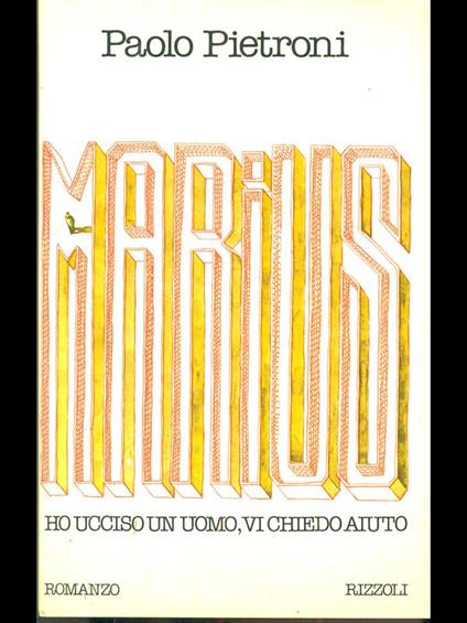 Marius - Paolo Pietroni - copertina