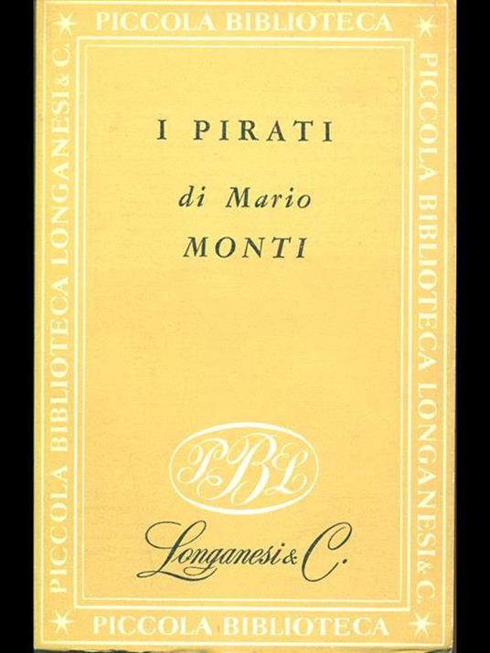 I pirati - Mario Monti - copertina