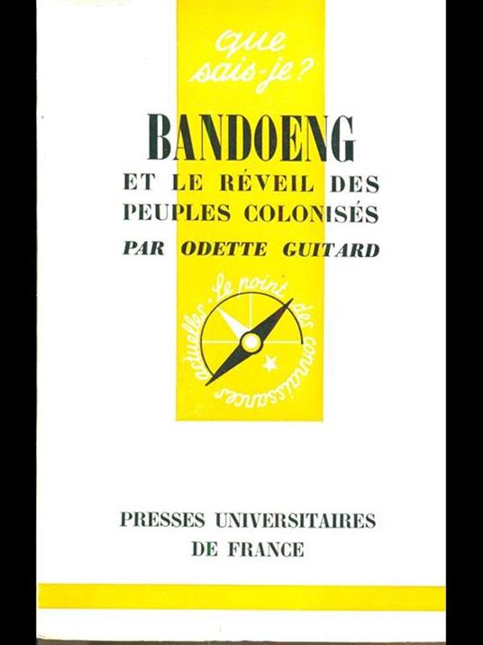 Bandoeng - Odette Guitard - copertina