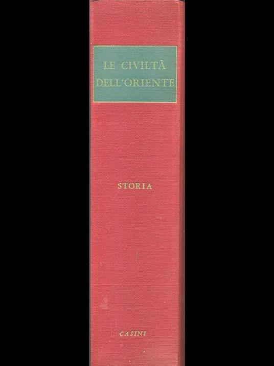 Le civiltà dell'Oriente - Storia - copertina
