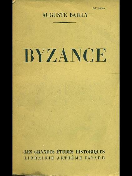 Bizance - Auguste Bailly - copertina