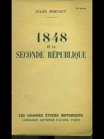 1848 et la Second republique - copertina