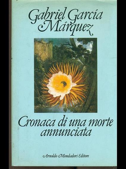 Cronaca di una morte annunciata - Gabriel García Márquez - copertina