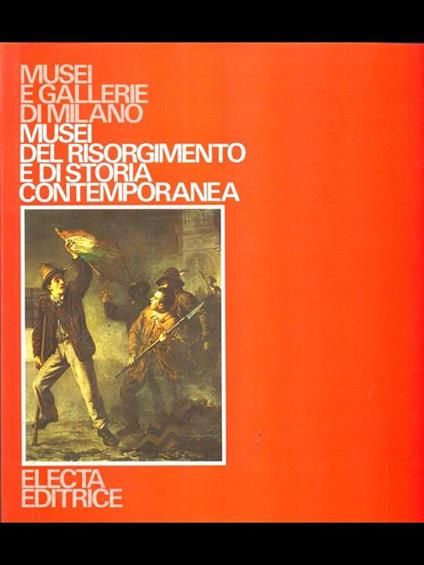 Musei del Risorgimento e di storiacontemporanea - copertina
