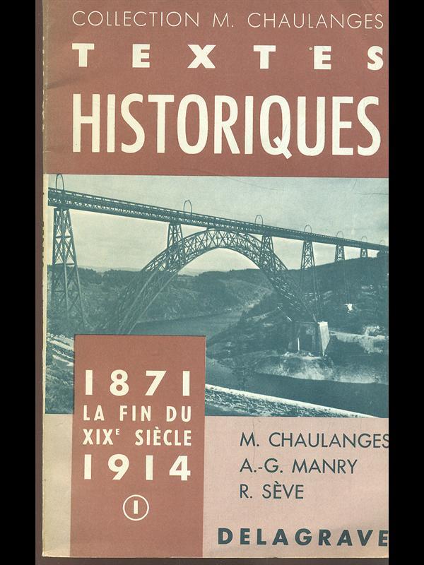 La fin du XIX siecle 1871-1914 Vol. 1