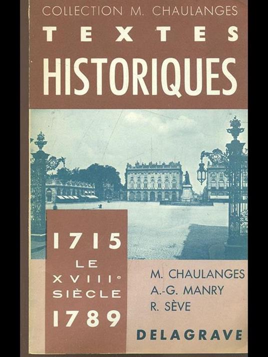 Le XVIII siecle 1715-1789 - copertina