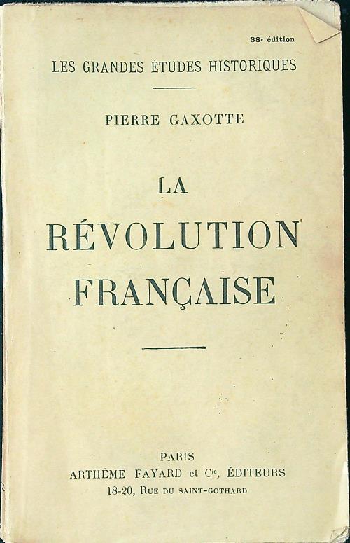 La revolution française