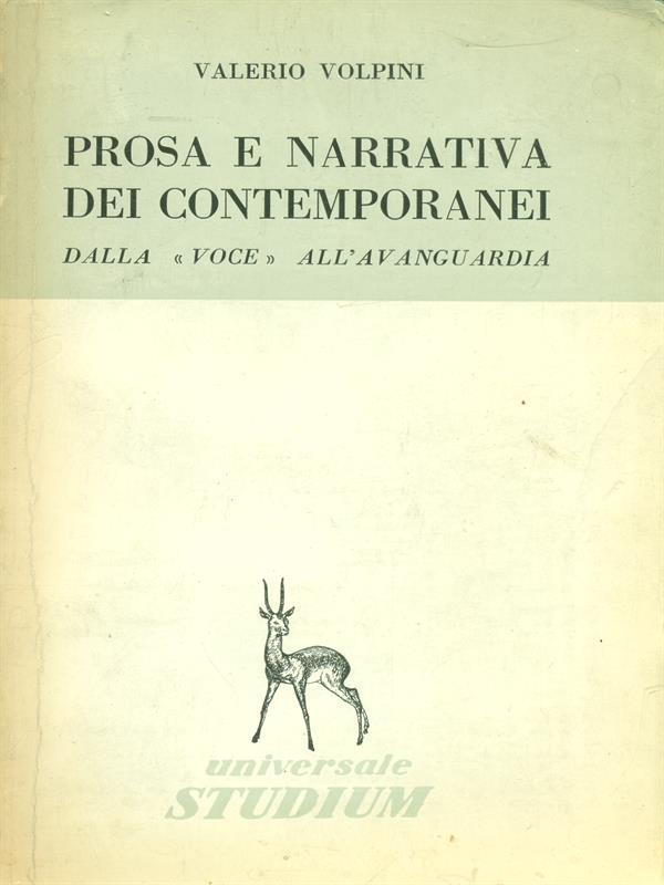 Prosa e narrativa dei contemporanei