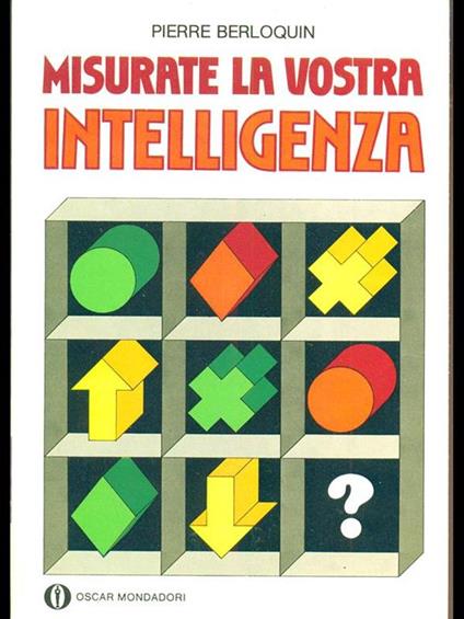 Misurate la vostra intelligenza - Pierre Berloquin - copertina