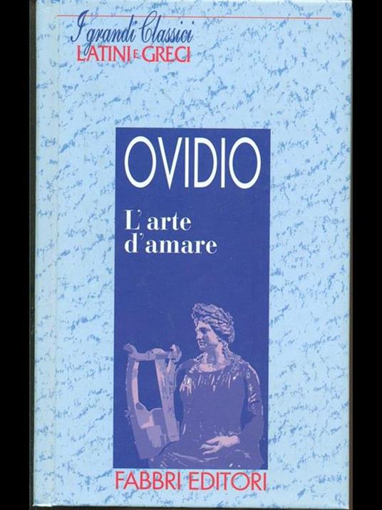 L' arte di amare - P. Nasone Ovidio - copertina