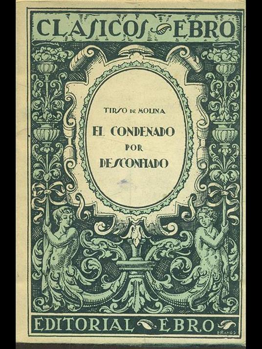 El condenado por desconfiado - Tirso de Molina - copertina