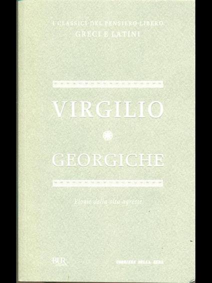 Georgiche - Publio Virgilio Marone - copertina
