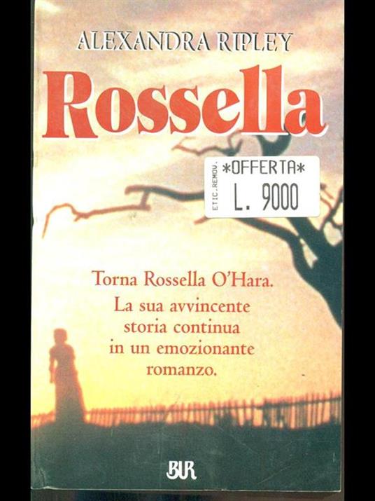 Rossella - Alexandra Ripley - copertina