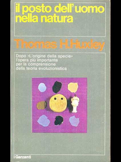 Il posto dell'uomo nella natura - copertina