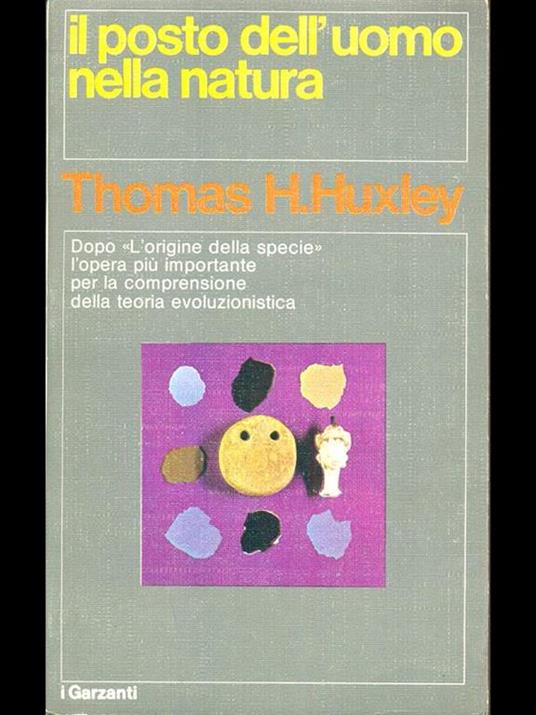 Il posto dell'uomo nella natura - copertina