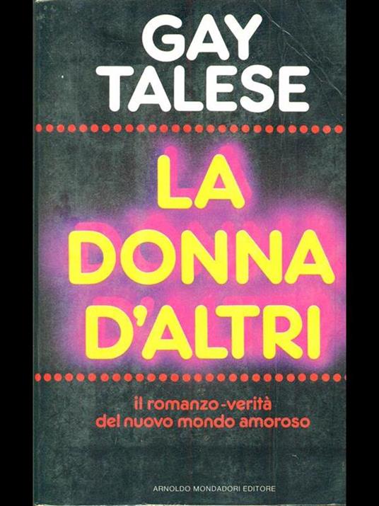 La donna d'altri - Gay Talese - copertina
