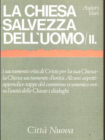 La Chiesa salvezza dell'uomo II - copertina