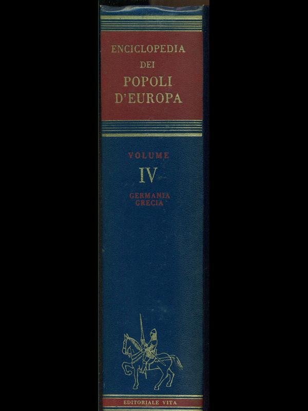 Enciclopedia dei popoli d'Europa Vol. 4