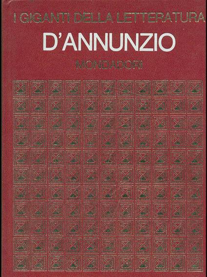 D'Annunzio - copertina