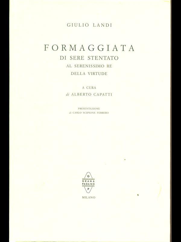 Formaggiata di Sere Stentato