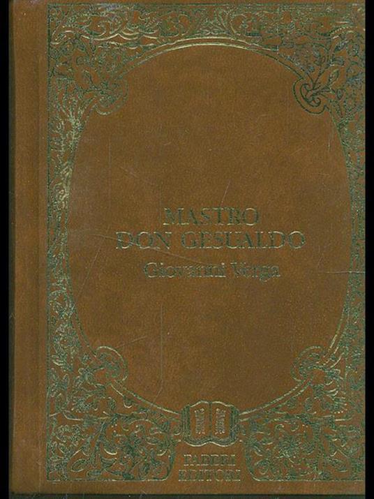 Mastro don Gesualdo - Giovanni Verga - copertina