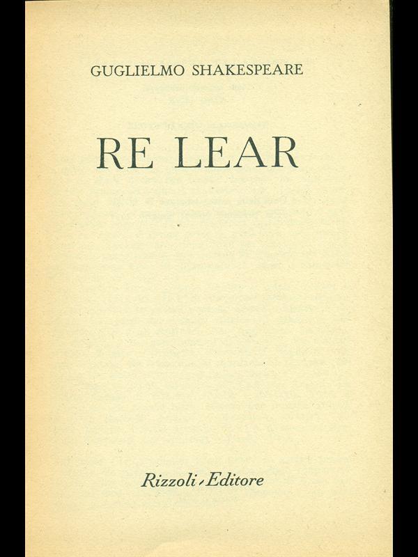 Re Lear
